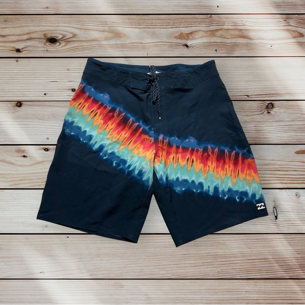 Billabong board shorts men’s 30 navy blue airlite beach surf